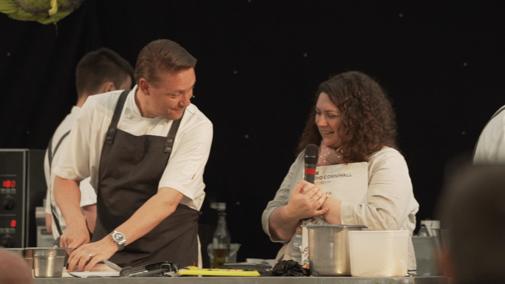 chef demonstrations porthleven food festival