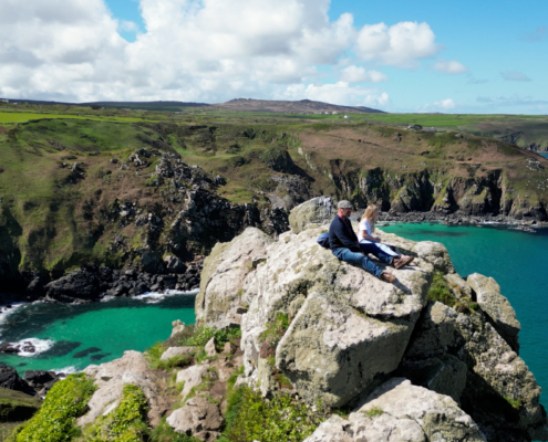 Drone filming near St. Ives