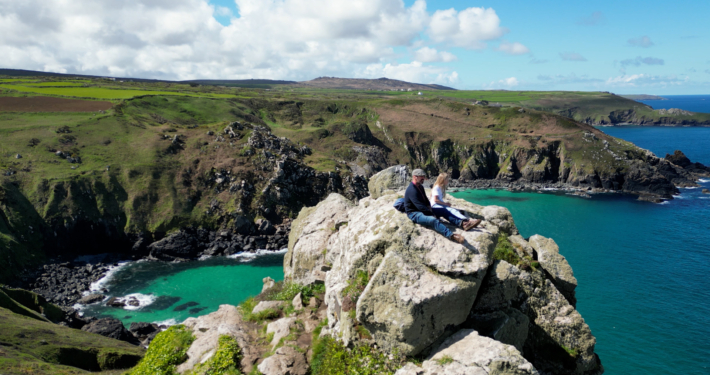 Drone filming near St. Ives