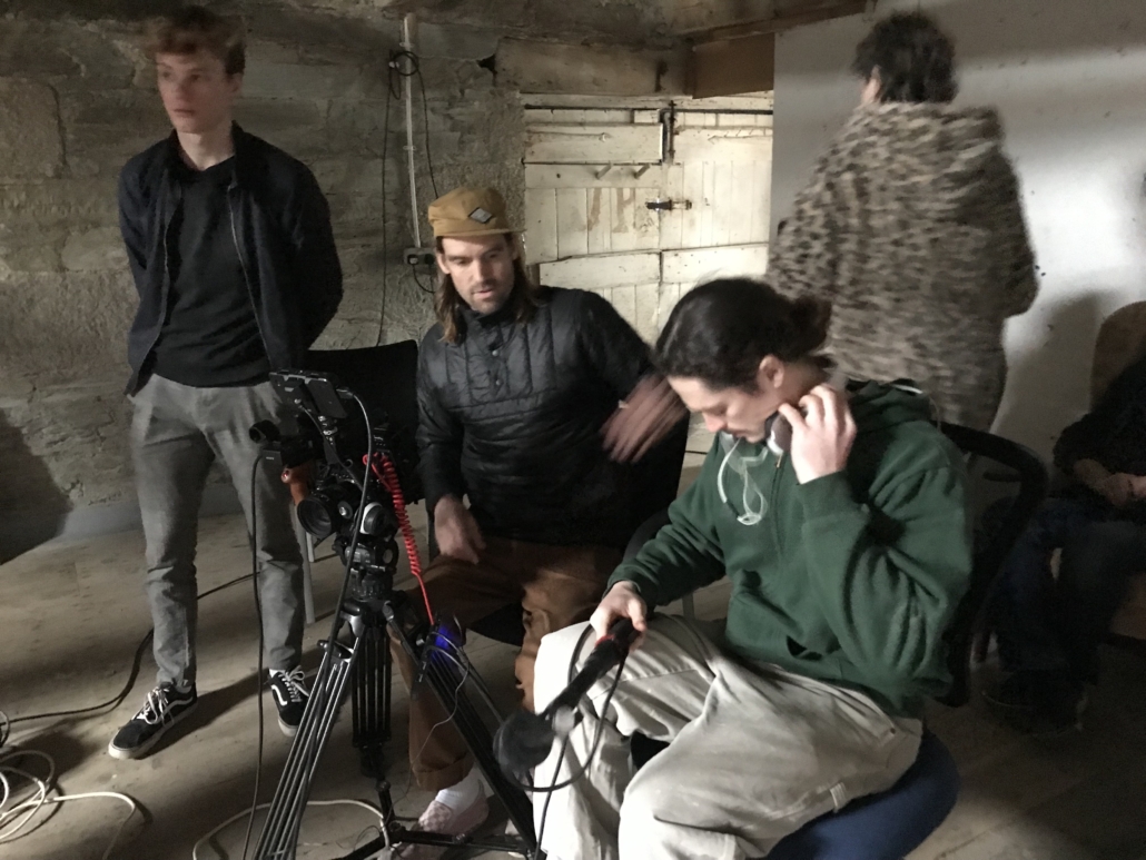 Film crew Cornwall