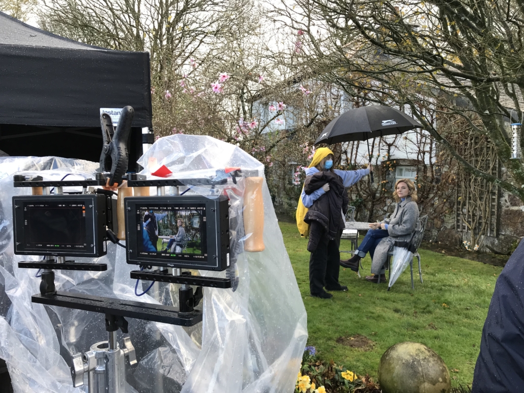 Filming in Cornwall for an American made-for-TV movie