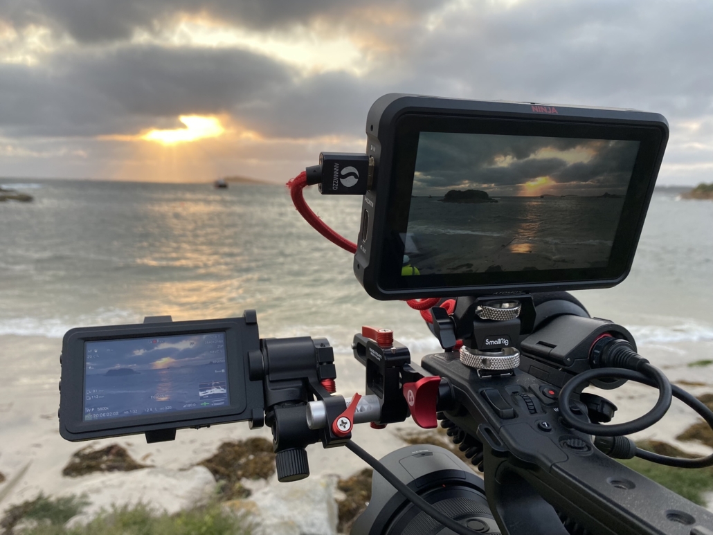Filming on Scilly