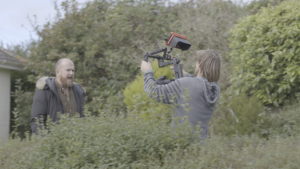 Fionn filming Kernow King